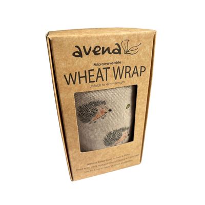 Hedgehog Print Wheat Wrap In Gift Box